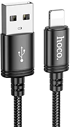 Кабель Hoco X91 USB-A - Lightning 12w 2.4a 3м cable Black