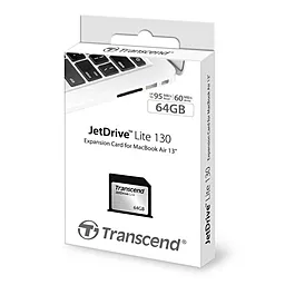 Карта памяти Transcend JetDrive 64GB Lite 130 (TS64GJDL130) - фото Карта памяти Transcend JetDrive 64GB Lite 130 (TS64GJDL130)