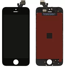 Дисплей Apple iPhone 5 с тачскрином и рамкой, (TFT), Black - фото Дисплей Apple iPhone 5 с тачскрином и рамкой, (TFT), Black