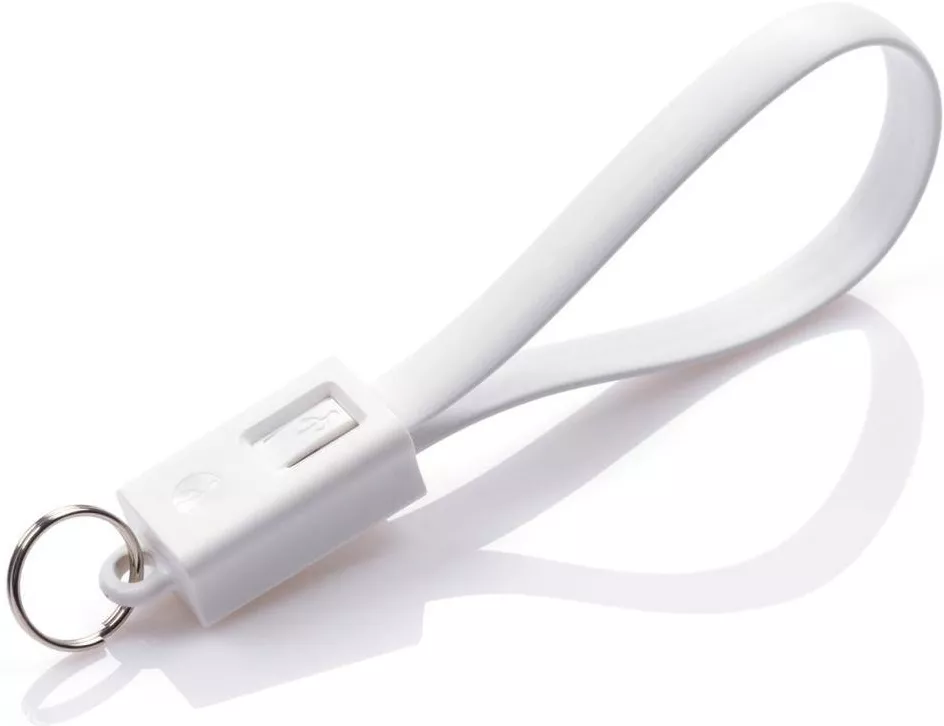 Кабель Vinga Short USB-A - Lightning 12w 2.4a 0.2м cable White - фото 3