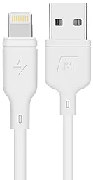 Кабель Momax ZERO USB-A - Lightning 12w 2.4a 1м cable White - фото Кабель Momax ZERO USB-A - Lightning 12w 2.4a 1м cable White