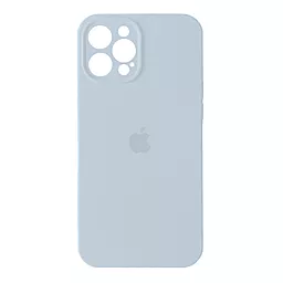 Чехол Silicone Case Full Camera для Apple iPhone 12 Pro Max light blue