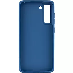 Чехол Epik TPU Bonbon Metal Style для Samsung Galaxy S21 FE Denim Blue - миниатюра 3