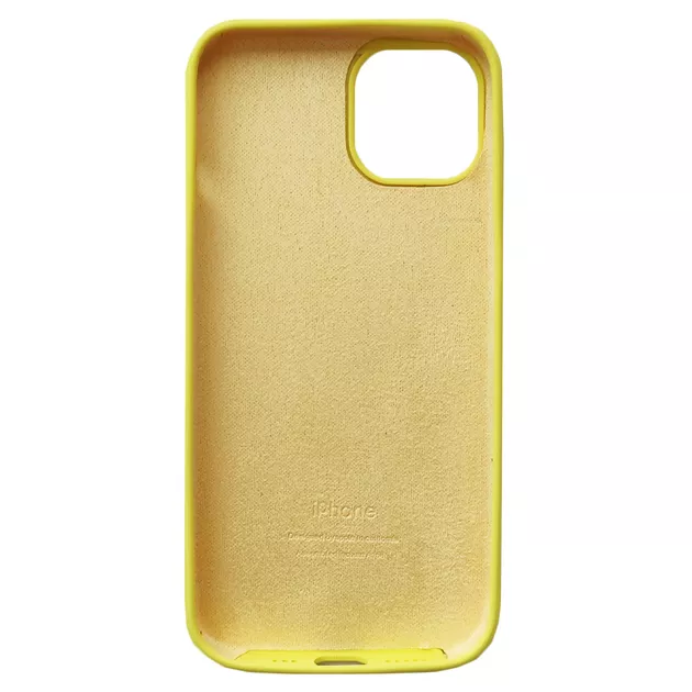 Чохол Silicone Case Full для Apple iPhone 14 Pro Max Flash Lime - фото 2