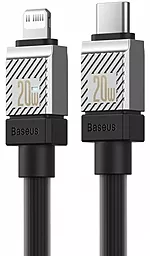 USB PD Кабель Baseus CoolPlay Series 20w 3a USB Type-C - Lightning cable black (CAKW000001)
