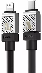 Кабель Baseus CoolPlay Series USB Type-C - Lightning 20w 3a 1м PD сable Black (CAKW000001) - фото Кабель Baseus CoolPlay Series USB Type-C - Lightning 20w 3a 1м PD сable Black (CAKW000001)