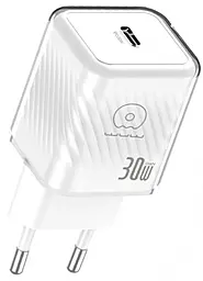 Сетевое зарядное устройство WUW C227 30w GaN PD USB-C fast charger white - фото Сетевое зарядное устройство WUW C227 30w GaN PD USB-C fast charger white