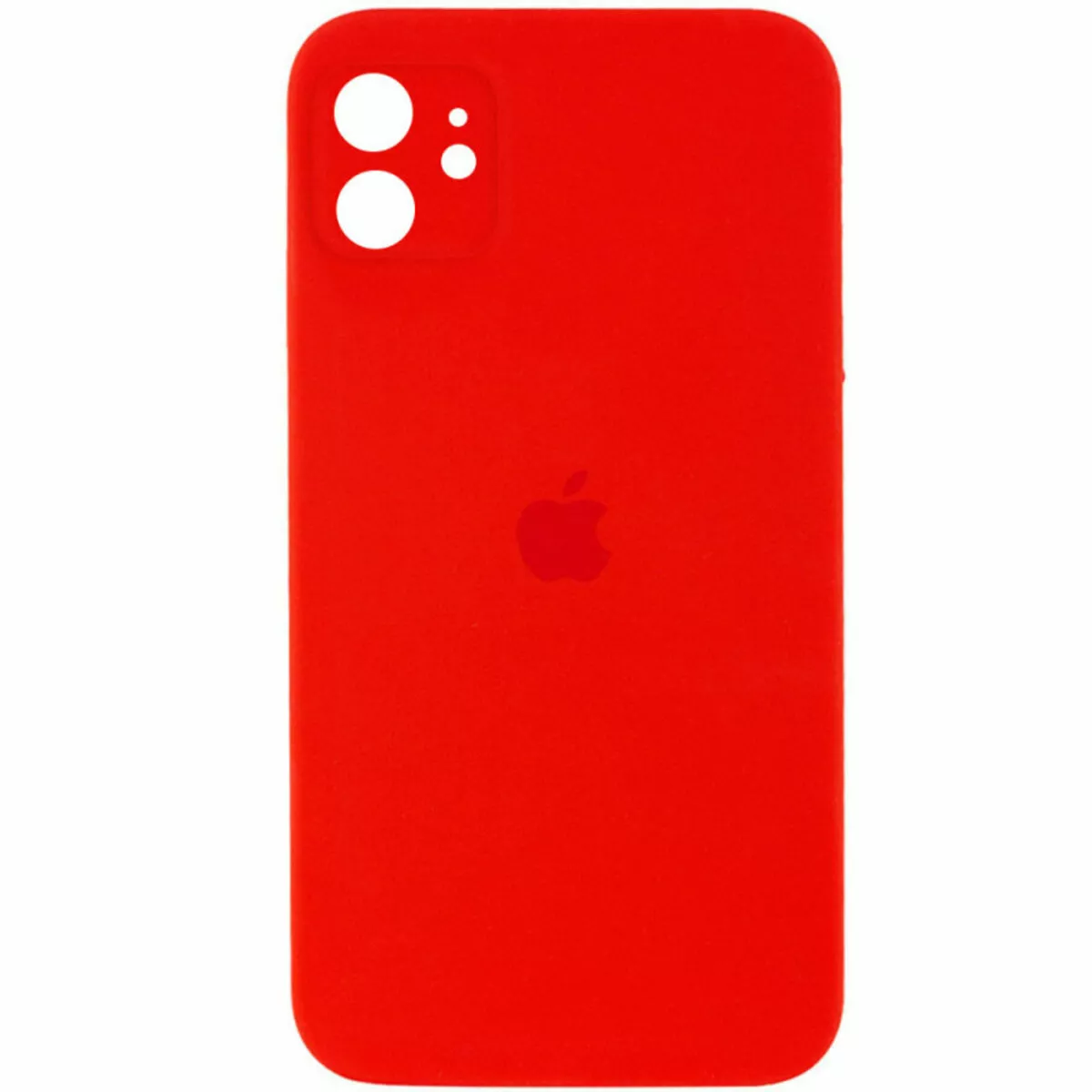 Чохол Silicone Case Full Camera для Apple iPhone 12  Red - фото 1