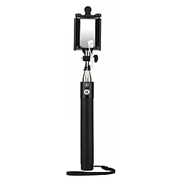 Моноподы, селфи-палки Baseus Monopod mini-series with AUX-cable Black - фото Моноподы, селфи-палки Baseus Monopod mini-series with AUX-cable Black