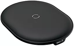 Беспроводное (индукционное) зарядное устройство быстрой QI зарядки Baseus Cobble Wireless Charger 15W Black (WXYS-01) - миниатюра 3