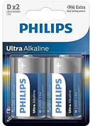 Батарейки Philips D / LR20 Ultra Alkaline 2шт (LR20E2B/10) 1.5 V