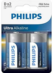 Батарейки Philips D / LR20 Ultra Alkaline 2шт (LR20E2B/10) - фото Батарейки Philips D / LR20 Ultra Alkaline 2шт (LR20E2B/10)