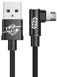 Кабель Baseus MVP Elbow USB-A - micro USB 12w 2.4a 1м cable Black (CAMMVP-A01) - фото Кабель Baseus MVP Elbow USB-A - micro USB 12w 2.4a 1м cable Black (CAMMVP-A01)