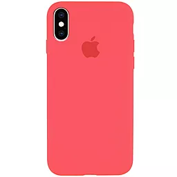 Чехол Silicone Case Full для Apple iPhone XS Max Watermelon Red