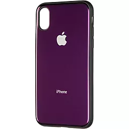 Чехол Gelius Metal Glass Case Apple iPhone X, iPhone XS Violet