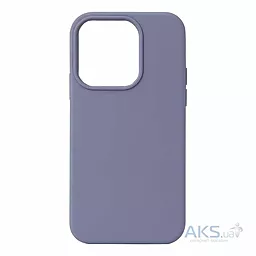 Чохол Silicone Case Full для Apple iPhone 15 Pro Lavander Grey