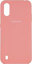 Чехол 1TOUCH Silicone Case Full Samsung A015 Galaxy A01 Pink