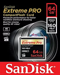 Карта памяти SanDisk Compact Flash 64GB Extreme Pro 1000X UDMA 7 (SDCFXPS-064G-X46)