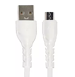 Кабель Proda PD-B47m USB-A - micro USB 15w 3a 1м cable White