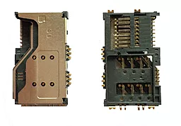 Конектор SIM-карти Lenovo A60 / P70 / P700I / A789 / A65 - фото Конектор SIM-карти Lenovo A60 / P70 / P700I / A789 / A65