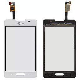 Сенсор (тачскрин) LG Optimus L4 E440 (original) White