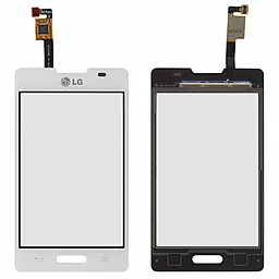 Сенсор (тачскрин) LG Optimus L4 E440 (original) White - фото Сенсор (тачскрин) LG Optimus L4 E440 (original) White