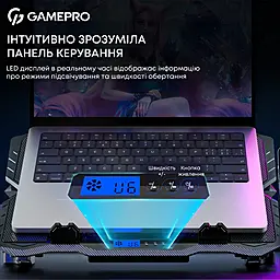 Подставка для ноутбука Gamepro CP560 Black - миниатюра 6 Подставка для ноутбука Gamepro CP560 Black - миниатюра 6