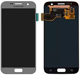 Дисплей Samsung Galaxy S7 G930 з тачскріном, оригінал, Silver