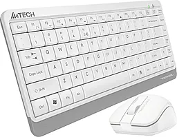 Комплект (клавиатура+мышка) A4Tech FG1112 USB White - миниатюра 2