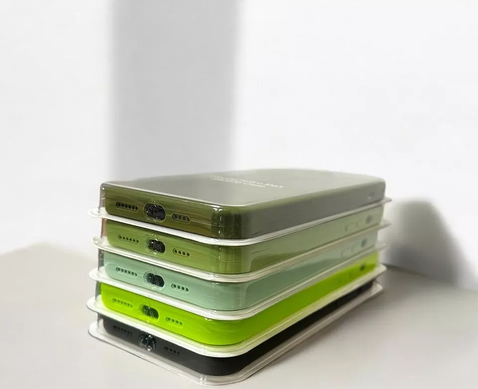 Чохол Silicone Case Full для Apple iPhone 13 Mint - фото 6