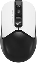 Компьютерная мышка A4Tech Fstyler FG12S USB Black/White - фото Компьютерная мышка A4Tech Fstyler FG12S USB Black/White