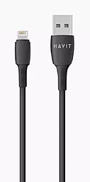 Кабель USB Havit HV-CB619C Lightning Cable Black