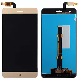 Дисплей ZTE Blade V7 Max (V0710) с тачскрином, Gold - фото Дисплей ZTE Blade V7 Max (V0710) с тачскрином, Gold