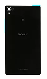Задняя крышка корпуса Sony Xperia Z3+ Dual E6533 / E6553 со стеклом камеры Original Black