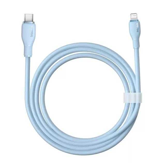 Кабель Baseus Pudding Series USB Type-C - Lightning 20w 3a 2м PD сable Blue (P10355701311-01) - фото 2