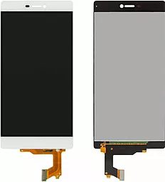 Дисплей Huawei P8 (GRA-UL00, GRA-L09, GRA-UL10, GRA-TL00) з тачскріном, оригінал, White