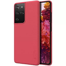 Чехол Nillkin Matte для Samsung Galaxy S21 Ultra  Красный