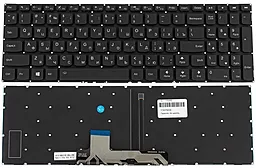 Клавіатура для ноутбуку Lenovo IdeaPad Flex 4-1570, 4-1580 з підсвіткою клавіш без рамки Black