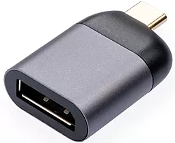 Видео переходник (адаптер) Vinga USB Type-C - DP v1.4 8k 60hz gray (VCPATCDP4C) - миниатюра 3