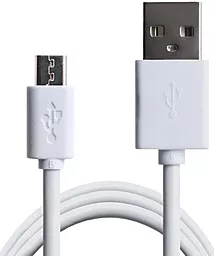 Кабель USB Voltronic YT-AM / Mc-1.5Wt 10W 2A 1.5M Місго USB 5 pin Cable White