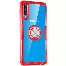 Чехол Deen CrystalRing Samsung A505 Galaxy A50, A507 Galaxy A50s, A307 Galaxy A30s Clear/Red