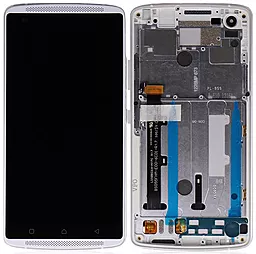 Дисплей Lenovo Vibe X3 (X3a40, X3c50) с тачскрином и рамкой, оригинал, White - фото Дисплей Lenovo Vibe X3 (X3a40, X3c50) с тачскрином и рамкой, оригинал, White