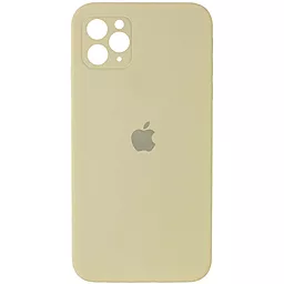 {"ru": "Чехол", "uk": "Чохол"} Silicone Case Full Camera Square для Apple iPhone 11 Pro Mellow Yellow