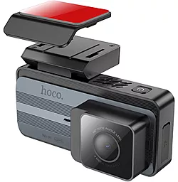 Видеорегистратор Hoco DV11 2K display GPS Silvery Gray - миниатюра 3 Видеорегистратор Hoco DV11 2K display GPS Silvery Gray - миниатюра 3