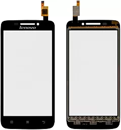 Сенсор (тачскрин) Lenovo S650 Black - фото Сенсор (тачскрин) Lenovo S650 Black