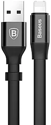 Кабель USB Baseus Portable 2-in-1 USB to Lightning/micro USB сable black