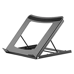 Подставка для ноутбука HiSmart HS082468 Black - фото Подставка для ноутбука HiSmart HS082468 Black