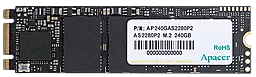 SSD Накопитель Apacer AS2280P2 240 GB M.2 2280 (AP240GAS2280P2-1) - фото SSD Накопитель Apacer AS2280P2 240 GB M.2 2280 (AP240GAS2280P2-1)