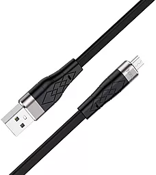 Кабель Hoco X53 Angel USB-A - micro USB 12w 2.4a 1м cable Black - мініатюра 2 Кабель Hoco X53 Angel USB-A - micro USB 12w 2.4a 1м cable Black - мініатюра 2