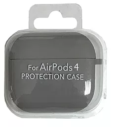 Силиконовый чехол с микрофиброй для AirPods 4/Hoco EW84, EW85, EW27, EW95 Grey - фото Силиконовый чехол с микрофиброй для AirPods 4/Hoco EW84, EW85, EW27, EW95 Grey